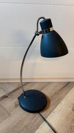 Bureaulamp zwart staal met chroom, Ophalen of Verzenden, Zo goed als nieuw, Metaal, Modern