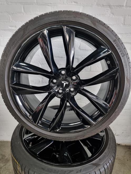 Nette orig. 21" Tesla Model S Arachnid velgen, 5,5mm zomerba, Auto-onderdelen, Banden en Velgen, Banden en Velgen, Zomerbanden
