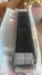 Nieuw smalle 2,5 cm houten jaloezie zwart 105 breed 240 hoog, 200 cm of meer, Zwart, Nieuwe stijl smal, Nieuw