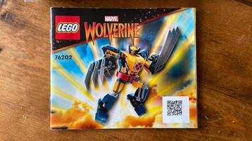 Lego Marvel 76202 Wolverine met minifig! Mist 2 onderdelen beschikbaar voor biedingen