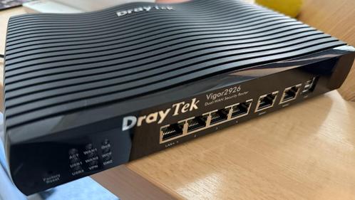 Draytek Vigor 2926 Dual Wan Router, Computers en Software, Routers en Modems, Zo goed als nieuw, Router, Ophalen of Verzenden