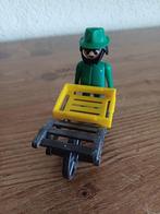 Playmobil tuinman of boer met handkar en kratje., Kinderen en Baby's, Ophalen of Verzenden, Gebruikt, Los playmobil