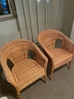 Twee rotan stoeltjes in nieuwstaat, Ophalen, Zo goed als nieuw, Rotan