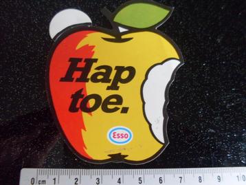 sticker esso logo hap toe appel beschikbaar voor biedingen