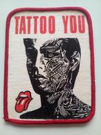 Rolling Stones zeldzame vintage 1981 patch 48 tattoo you, Verzenden, Nieuw, Kleding