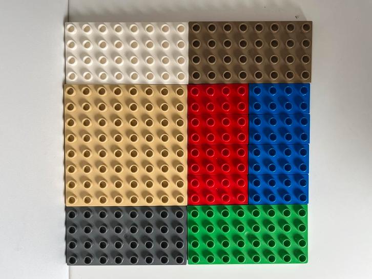 Lego DUPLO  -    Set Bouwplaten / zie omschrijving, Kinderen en Baby's, Speelgoed | Duplo en Lego, Gebruikt, Duplo, Ophalen of Verzenden