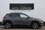 Hyundai Kona 1.0 T-GDI Navi Camera Stuurverwarming Zeer Luxe, Voorwielaandrijving, Gebruikt, Zwart, Leder en Stof