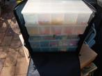 Koffer met 6 bakken vol vintage items., Ophalen of Verzenden, Zo goed als nieuw