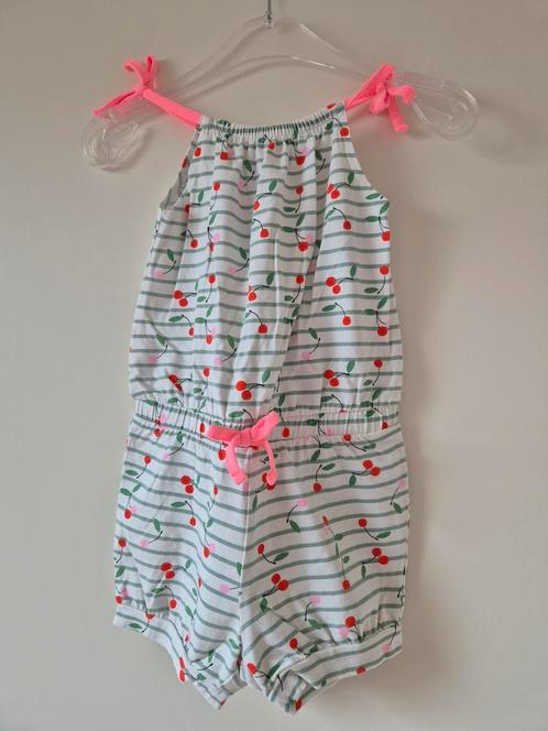 Jumpsuit met kersen, Hema,.maat 86, Kinderen en Baby's, Babykleding | Maat 86, Zo goed als nieuw, Meisje, Pakje, Ophalen of Verzenden
