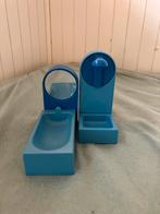 Retro poppenhuis set badkamer, Verzamelen, Poppenhuizen en Toebehoren, Ophalen of Verzenden, Zo goed als nieuw, Poppenhuis