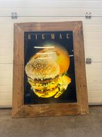 Vintage Big Mac Reclame bord in Houten Lijst, Antiek en Kunst, Ophalen
