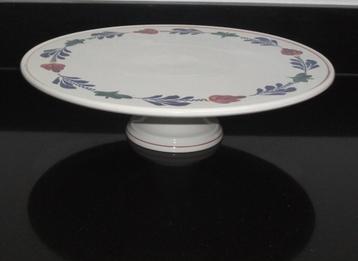 boerenbont taartschaal/plateau op voet beschikbaar voor biedingen