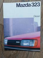 Mazda 323 diesel brochure 1986, Boeken, Ophalen of Verzenden, Zo goed als nieuw, Mazda