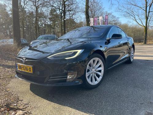 Tesla Model S 75, 2017 Zwart, slechts 132.000 km, Auto's, Tesla, Particulier, Model S, ABS, Achteruitrijcamera, Adaptive Cruise Control