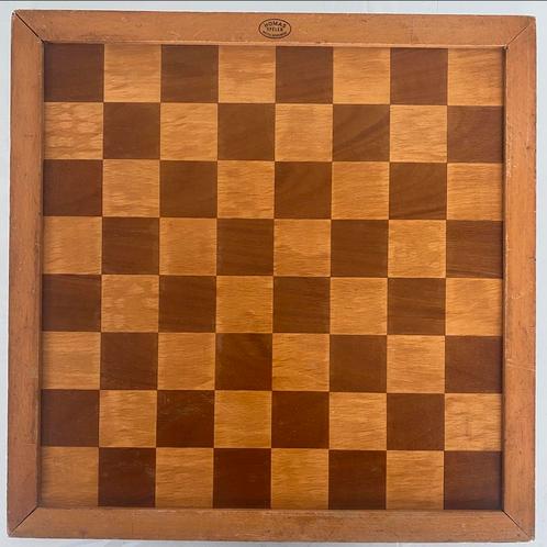 Homas Schaakbord met Schaak- en Damstukken, Hobby en Vrije tijd, Gezelschapsspellen | Bordspellen, Gebruikt, Een of twee spelers