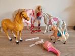 Barbie met drie paarden, Verzamelen, Speelgoed, Ophalen, Zo goed als nieuw