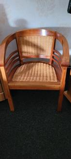 Rotan stoelen, Huis en Inrichting, Stoelen, Ophalen, Zo goed als nieuw, Bruin, Twee