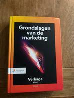 GRONDSLAGEN VAN DE MARKETING 10e druk, Boeken, Ophalen, Zo goed als nieuw, Economie en Marketing, Bronis Verhage; Marjolein Visser