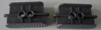 41753 (1) 2x Dark Bluidh Gray Rubber Band / Belt Holder, Kinderen en Baby's, Speelgoed | Duplo en Lego, Ophalen of Verzenden, Gebruikt