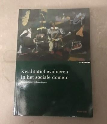 Kwalitatief evalueren in het sociale domein, Ophalen of Verzenden, Alpha, Zo goed als nieuw, HBO