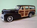 1948 Chevrolet Fleetmaster Woody donker bruin Maisto 1:18, Ophalen of Verzenden, Zo goed als nieuw, Maisto