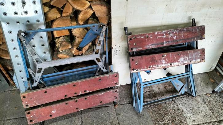 2x workmates, Doe-het-zelf en Verbouw, Werkbanken, Gebruikt, Minder dan 70 cm, Ophalen of Verzenden