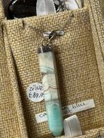 Caribisch Blauwe Calciet Ketting - Zilver, Verzenden, Overige typen