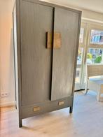 Mooie Aziatische houten kast met koperen details, Huis en Inrichting, Kasten | Kledingkasten, Ophalen, Gebruikt, 100 tot 150 cm