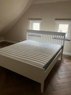 NIEUW IKEA Idanas bed incl lattenbodem matras 180x200cm, Huis en Inrichting, Slaapkamer | Bedden, Ophalen, Wit, Modern japandi scandinavisch strak minimalistisch landelijk