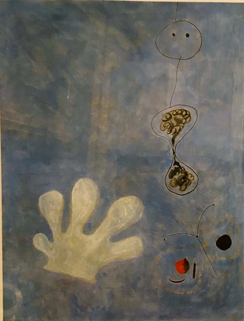 Miro art-print The White Glove in lijst 75 x 60