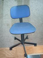 bureau stoel, Huis en Inrichting, Ophalen, Gebruikt, Blauw, Bureaustoel