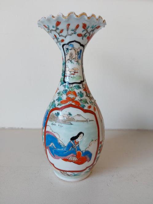 Antieke japanse kraagvaas, Antiek en Kunst, Antiek | Vazen, Ophalen of Verzenden