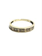 14k gouden ring met diamanten, ., Ophalen of Verzenden, Zo goed als nieuw, Met edelsteen