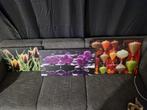 3 foto schilderijen. Alles in 1 koop, Ophalen of Verzenden, Gebruikt, Licht