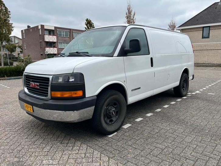 GMC Savana 2005, Auto's, Bestelauto's, Particulier, LPG, Automaat, Geïmporteerd, Wit