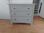 Ikea Hemnes ladekast, grijs, 3 lades, Huis en Inrichting, Kasten | Ladekasten, Ophalen, Gebruikt, 5 laden of meer, 100 tot 150 cm