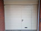 Hormann garagedeur met loopdeur in uitstekende staat, Doe-het-zelf en Verbouw, Deuren en Horren, 215 cm of meer, Gebruikt, 120 cm of meer