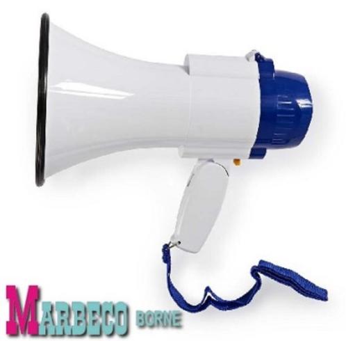 Megafoon, Microfoon, Speaker, Sirene, Record functie, Opname, Audio, Tv en Foto, Luidsprekers, Nieuw, Overige typen, Minder dan 60 watt