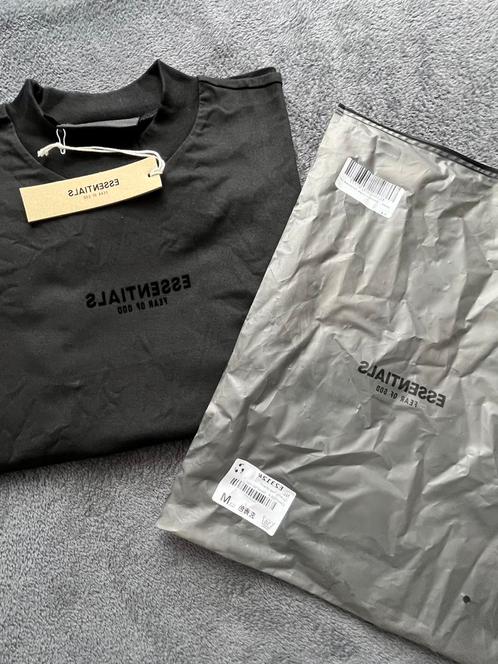 Essentials Fear of God T-Shirt - Zwart - Maat M - Nieuw, Kleding | Heren, T-shirts, Nieuw, Maat 48/50 (M), Zwart, Verzenden