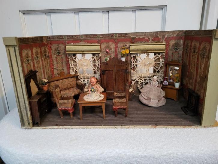 Antiek poppenhuis., Antiek en Kunst, Antiek | Speelgoed, Ophalen