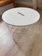 IKEA Opbergtafel, wit, 44 cm, Ophalen, Minder dan 55 cm, Zo goed als nieuw, Rechthoekig