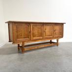 Deens sideboard dressoir jaren 60 70 80 vintage, Ophalen, Scandinavisch design, Gebruikt, Eikenhout
