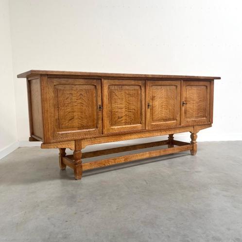 Deens sideboard dressoir jaren 60 70 80 vintage, Huis en Inrichting, Kasten | Dressoirs, Gebruikt, 200 cm of meer, 25 tot 50 cm