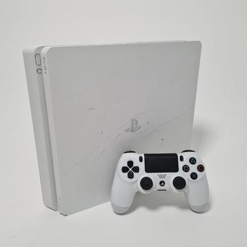 Playstation 4 Slim Wit 500GB met Controller beschikbaar voor biedingen
