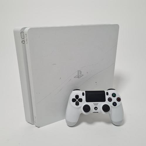 Playstation 4 Slim Wit 500GB met Controller, Spelcomputers en Games, Games | Sony PlayStation 4, Gebruikt, Ophalen of Verzenden