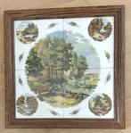sierbord vistegels J.C van Hunnik, volgnr 32, Antiek en Kunst, Antiek | Wandborden en Tegels, Ophalen of Verzenden