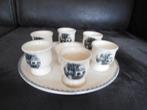 Soc.Ceramique eierdoppenset Landschap, Ophalen of Verzenden