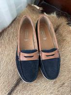 Donkerblauwe Suede Loafers, Kleding | Dames, Schoenen, Blauw, Instappers, Ophalen of Verzenden, Zo goed als nieuw