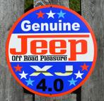 genuine JEEP XJ 4.0 bord - nieuw, Reclamebord, Nieuw, Ophalen of Verzenden, Nvt