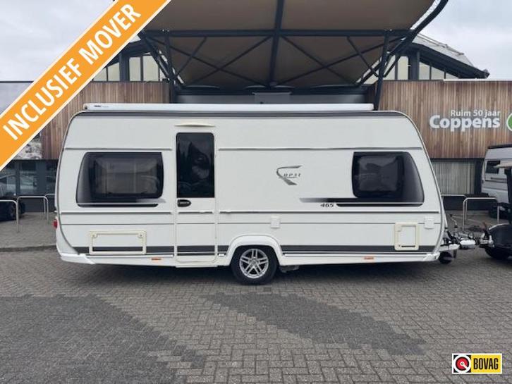 Fendt Opal 465 SFB 2018 MOVER + LUIFEL!!!, Caravans en Kamperen, Caravans, Bedrijf, tot en met 4, 1250 - 1500 kg, Standaardzit